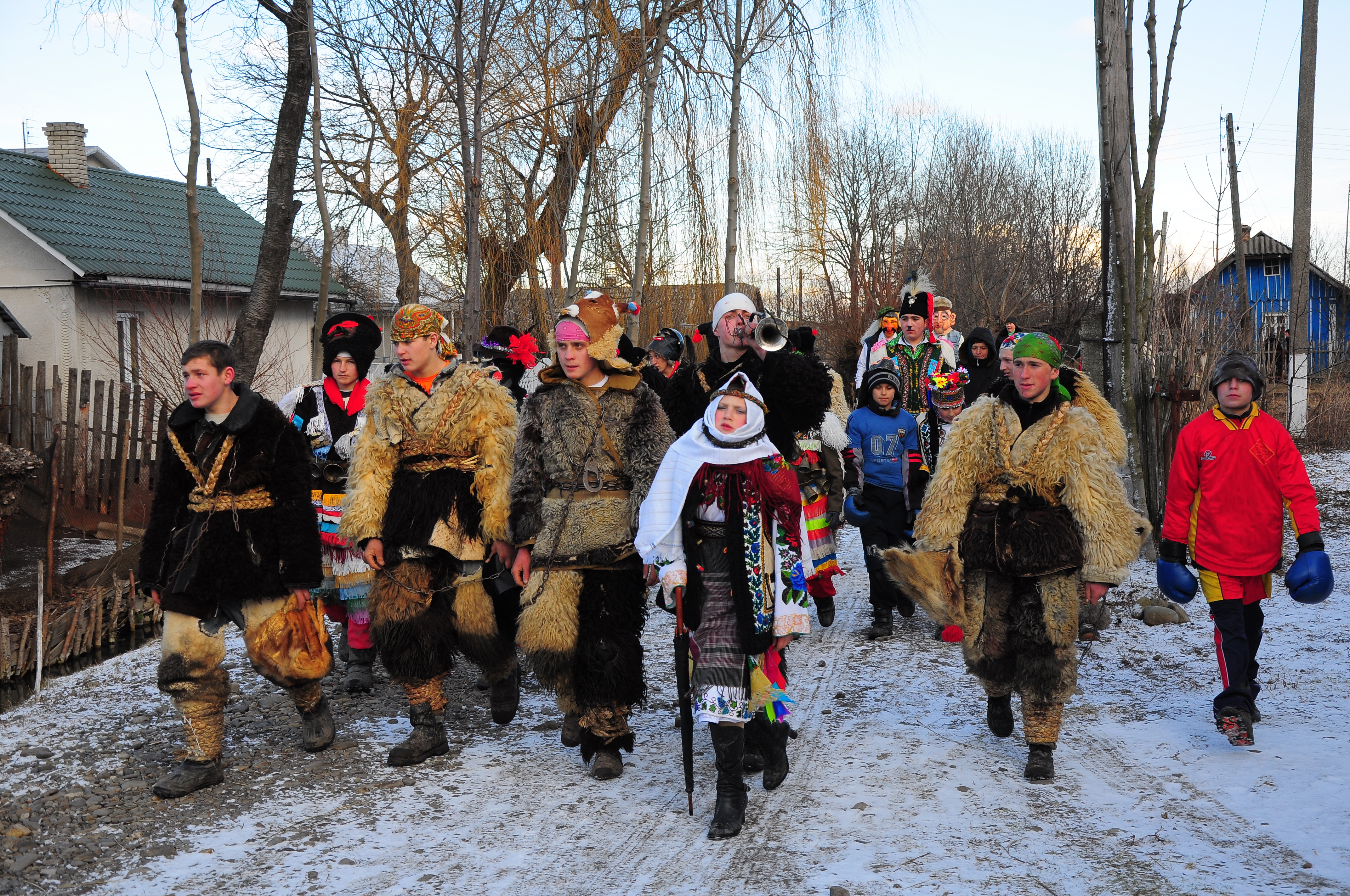 Украинцы  празднуют  Маланку
