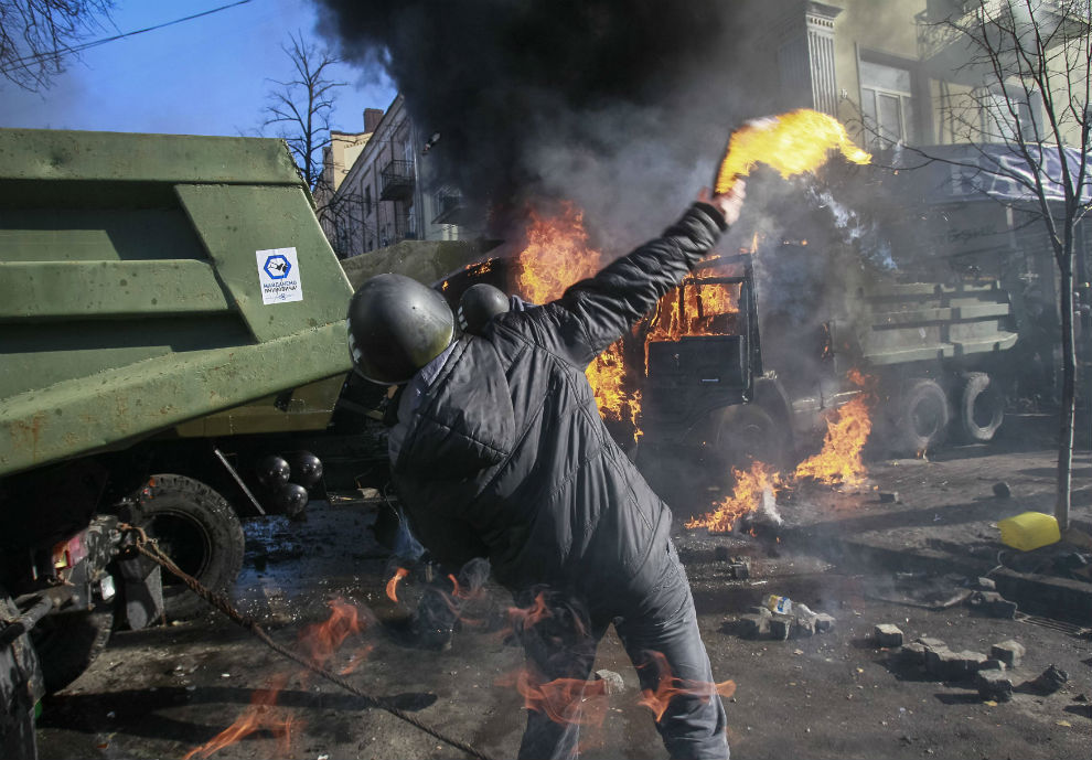 Огонь и кровь на Майдане