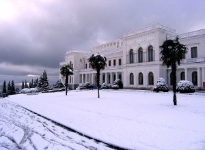 Ливадийский дворец, зима