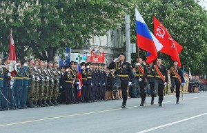 военный парад в Симферополе
