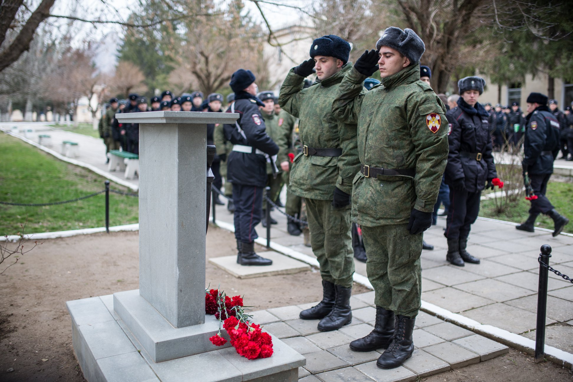 В Крыму почтили память погибших на Майдане «беркутовцев»