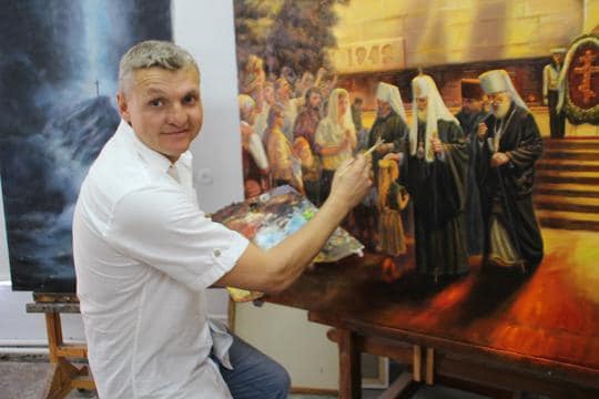 Старший мичман Черноморского флота стал Заслуженным художником России