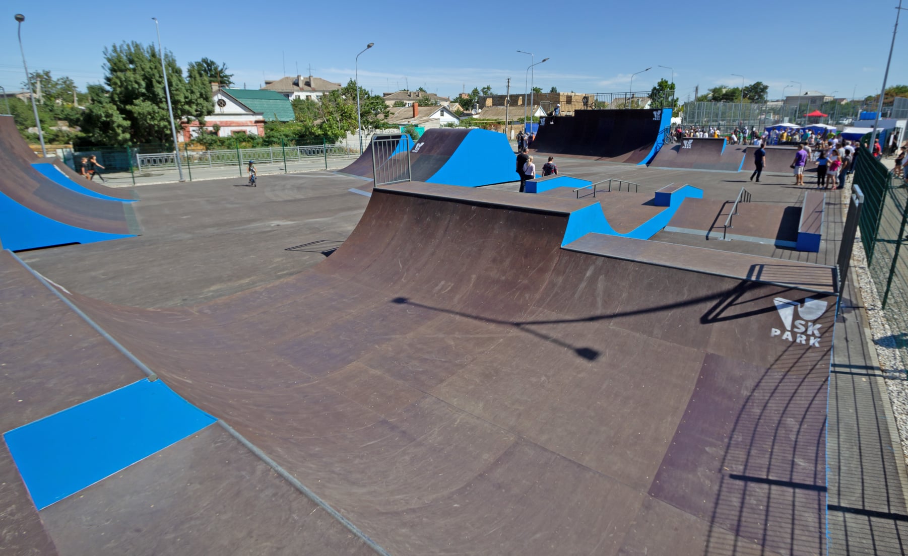 В Саках открыли новый скейт-парк